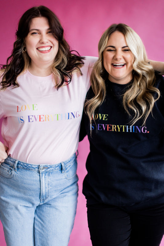 Rainbow Love Is Everything Unisex Sweatshirt