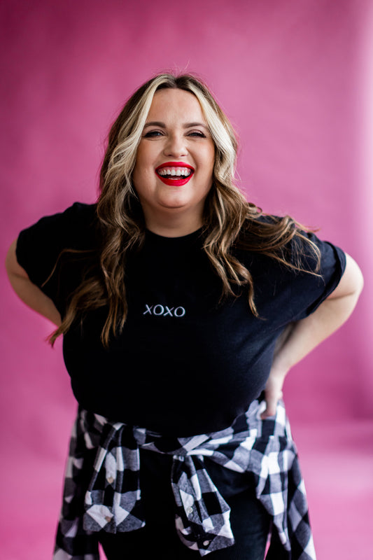 XOXO Embroidered Unisex t-shirt
