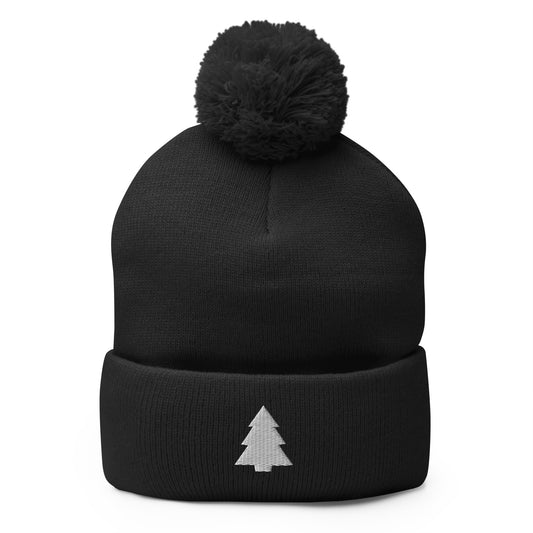 Christmas Tree Pom-Pom Beanie