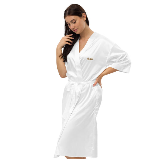 Satin Bride Robe