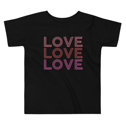 Love Toddler Short Sleeve Tee