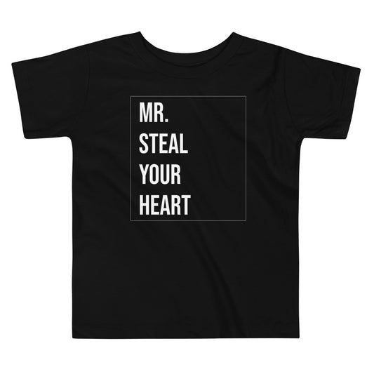 Mr. Steal Your Heart Toddler Short Sleeve Tee