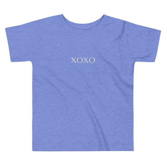 XOXO Embroidered Toddler Short Sleeve Tee