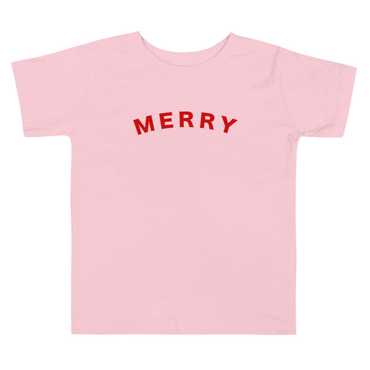 Merry Toddler Short Sleeve Tee