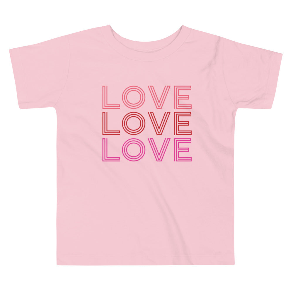 Love Toddler Short Sleeve Tee