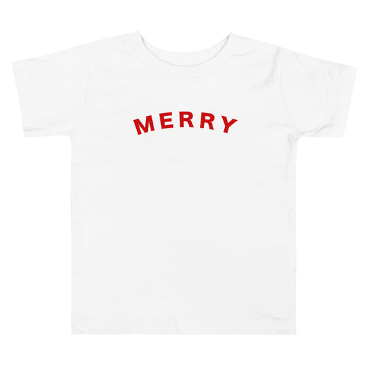 Merry Toddler Short Sleeve Tee