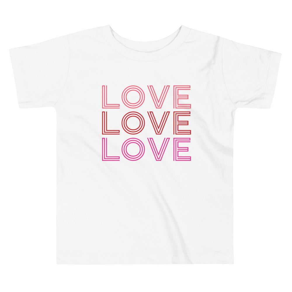 Love Toddler Short Sleeve Tee