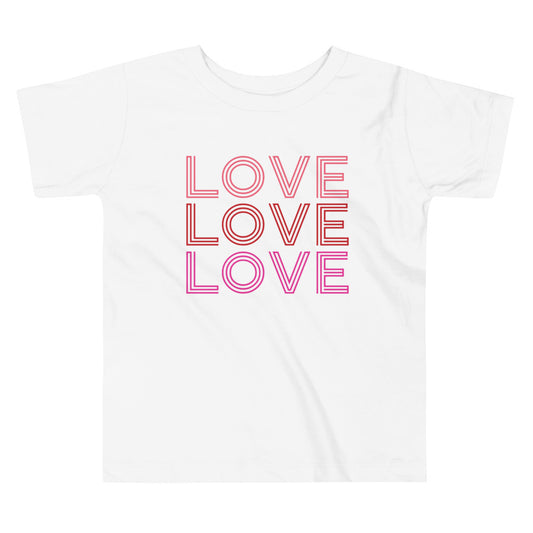 Love Toddler Short Sleeve Tee