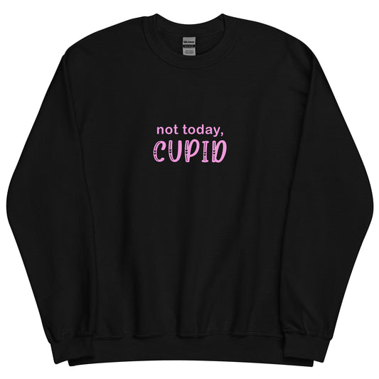 Not Today, Cupid Unisex Sweatshirt