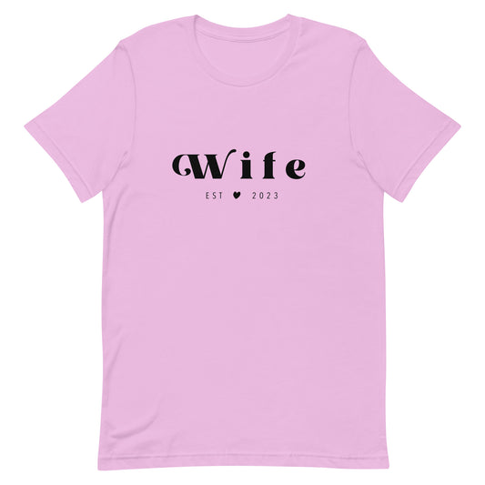 Wife Est. 2023 Unisex t-shirt