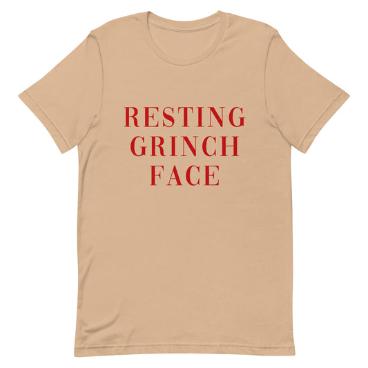 Resting Grinch Face Unisex t-shirt