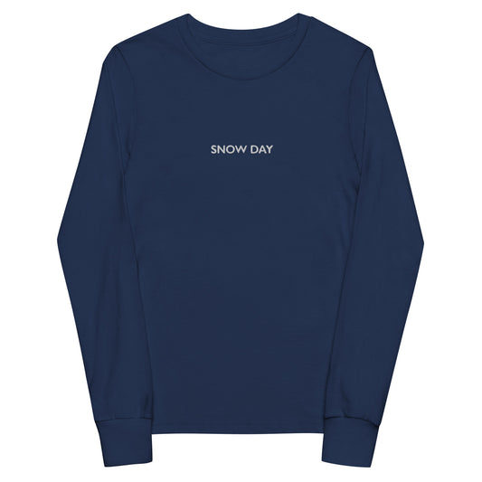 Snow Day Youth long sleeve tee