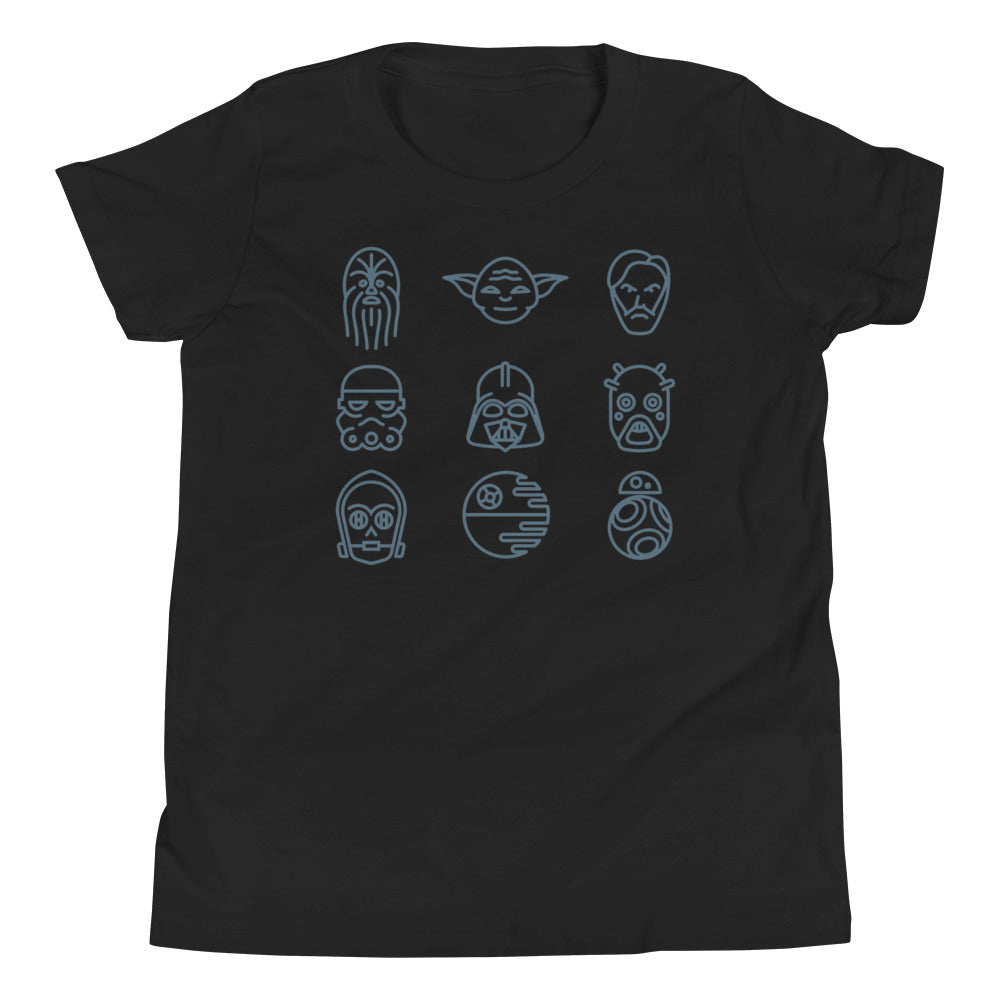 Star Wars Icons Youth Short Sleeve T-Shirt