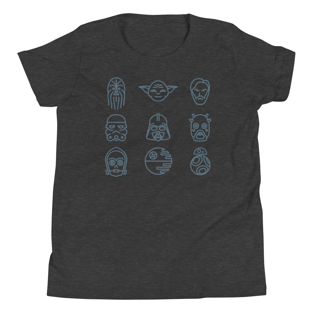 Star Wars Icons Youth Short Sleeve T-Shirt