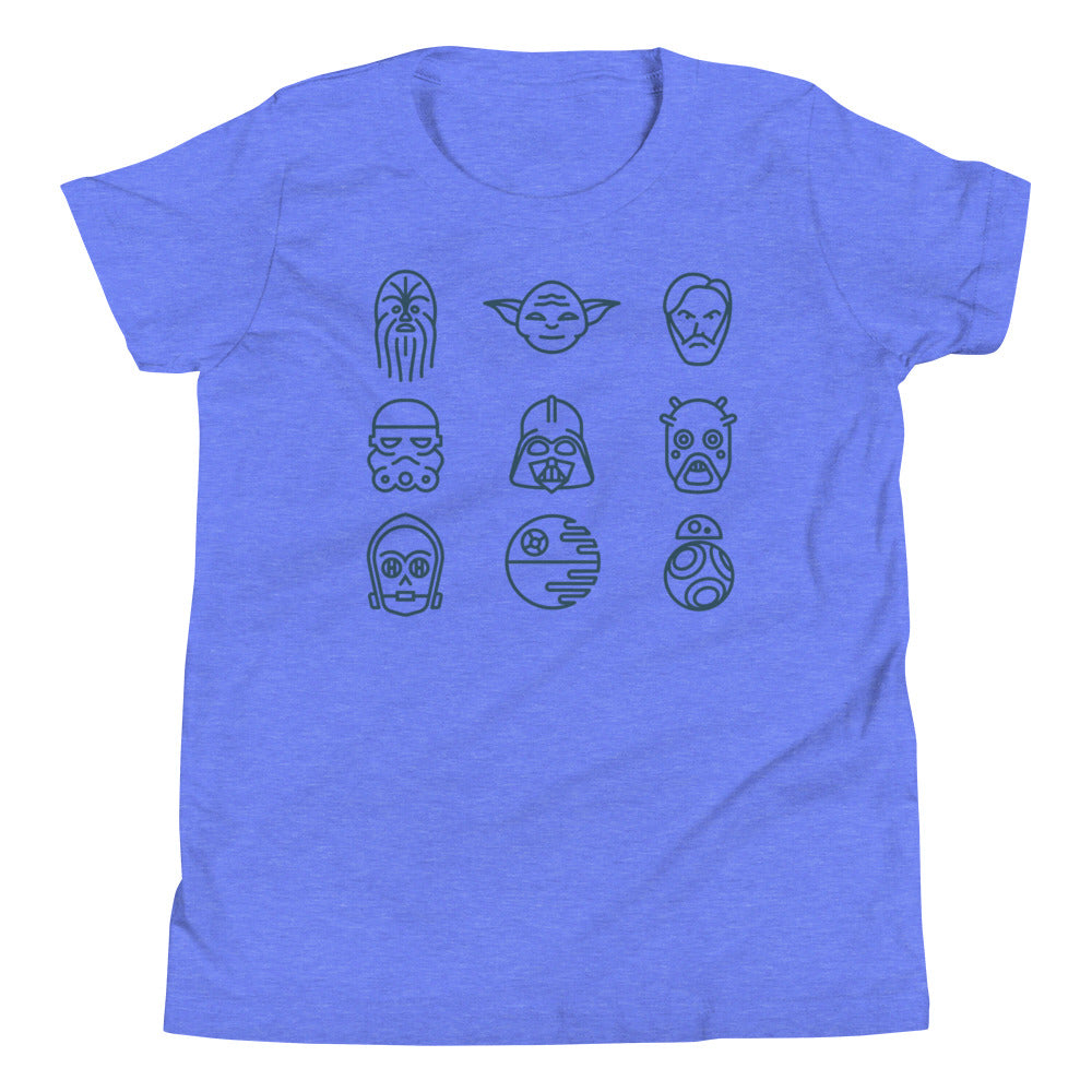 Star Wars Icons Youth Short Sleeve T-Shirt