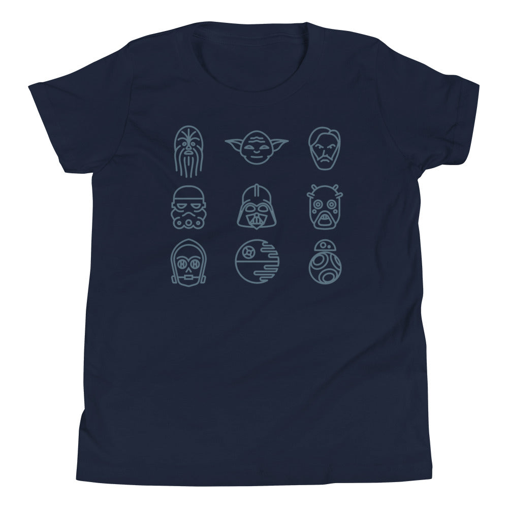 Star Wars Icons Youth Short Sleeve T-Shirt