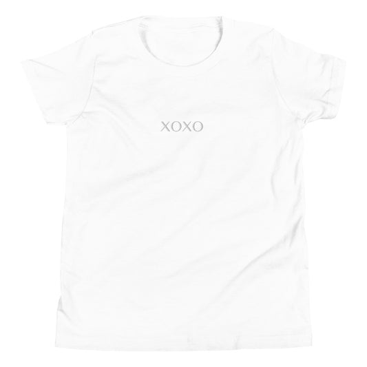 XOXO Embroidered Youth Short Sleeve T-Shirt