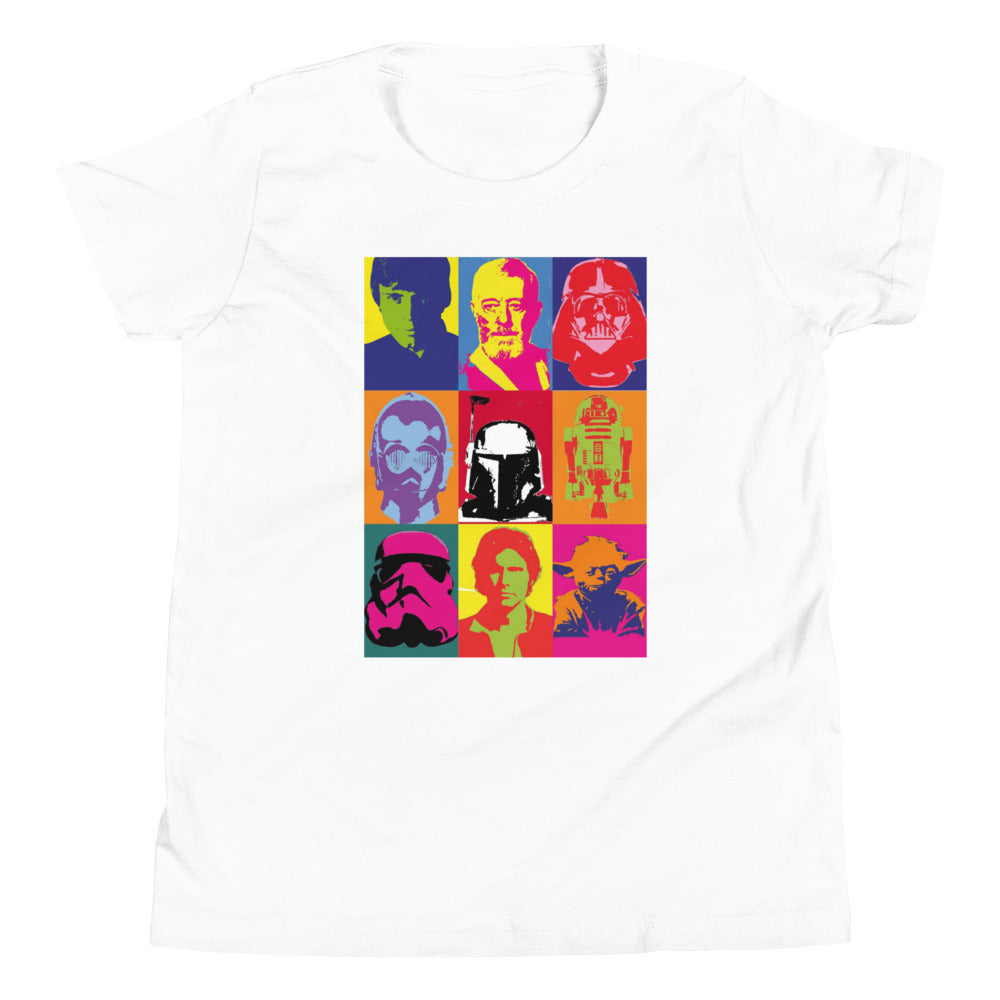 Star Wars Pop Art Youth Short Sleeve T-Shirt