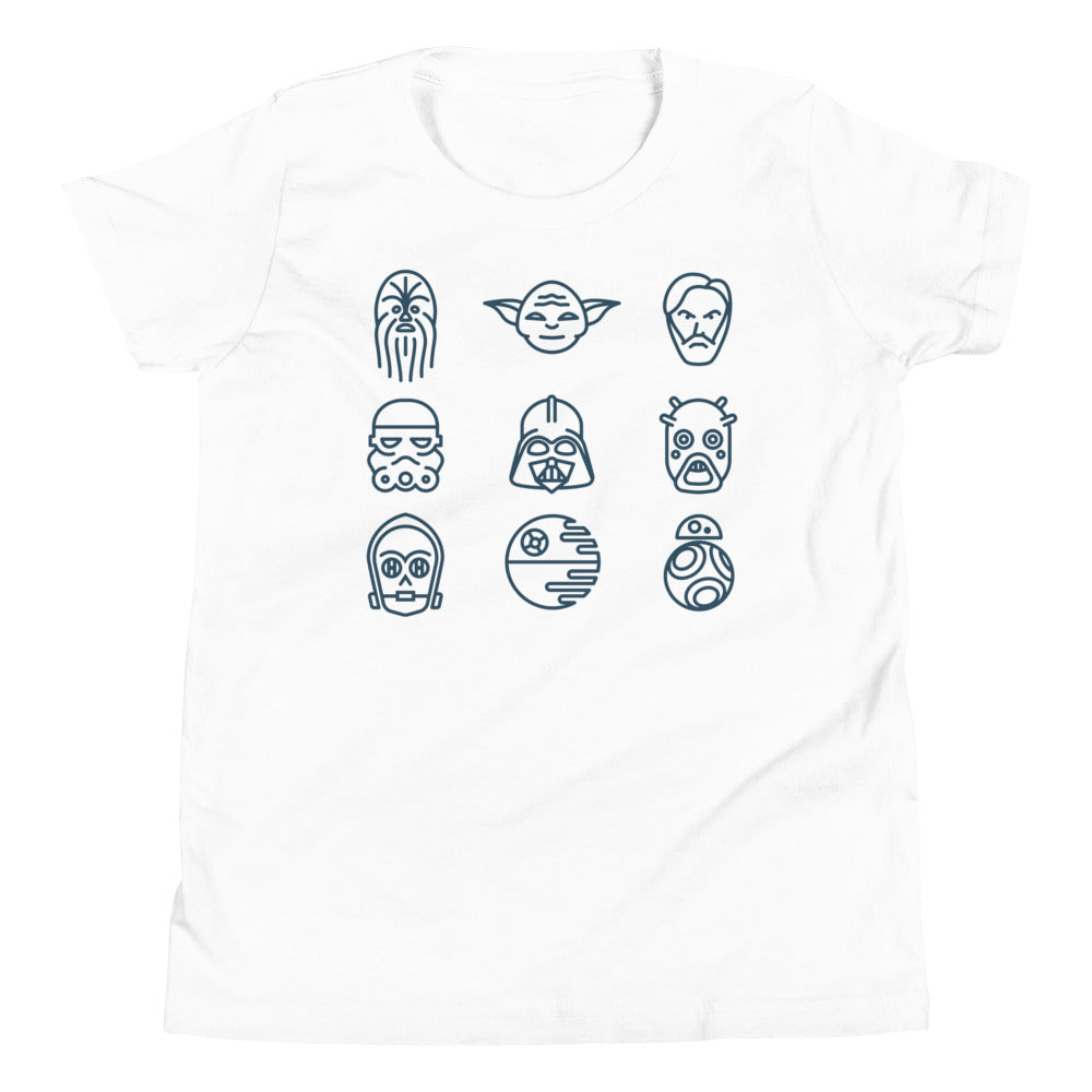 Star Wars Icons Youth Short Sleeve T-Shirt