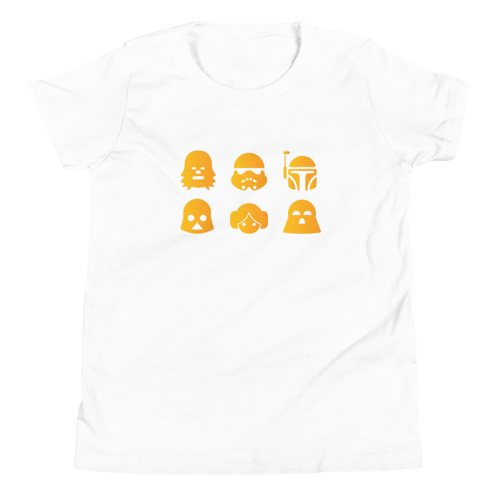 Yellow Icon Star Wars Youth Short Sleeve T-Shirt