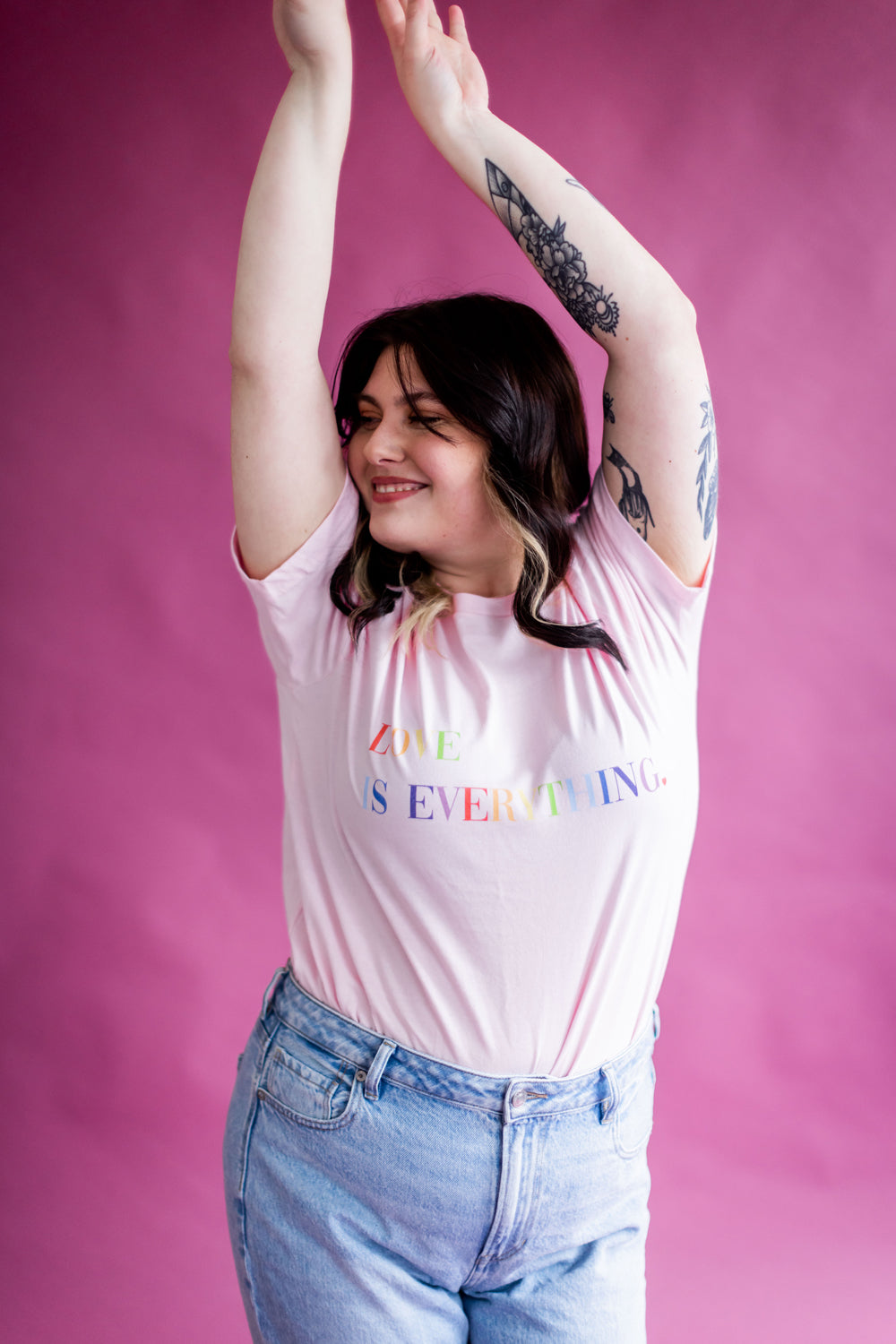 Rainbow Love Is Everything Unisex t-shirt