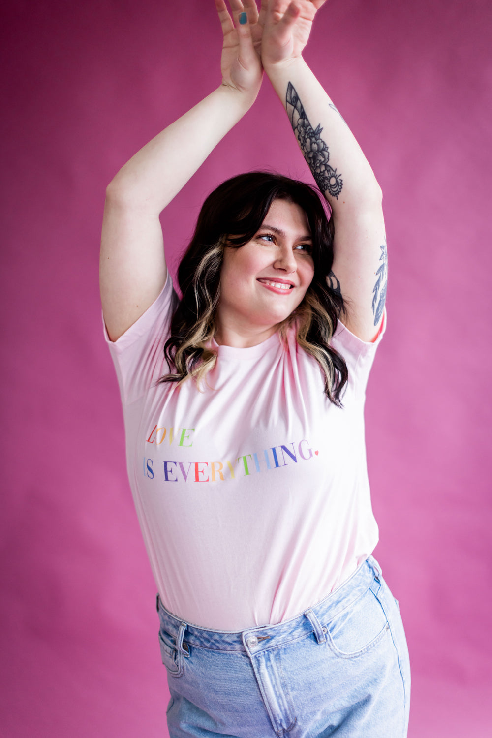 Rainbow Love Is Everything Unisex t-shirt
