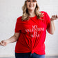My Valentine Is Wine Unisex t-shirt