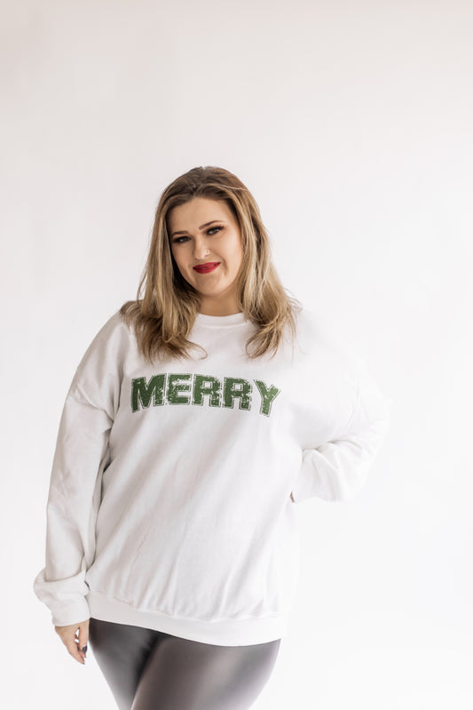 Green Merry Unisex Sweatshirt