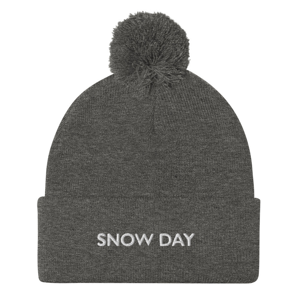 Snow Day Pom-Pom Beanie