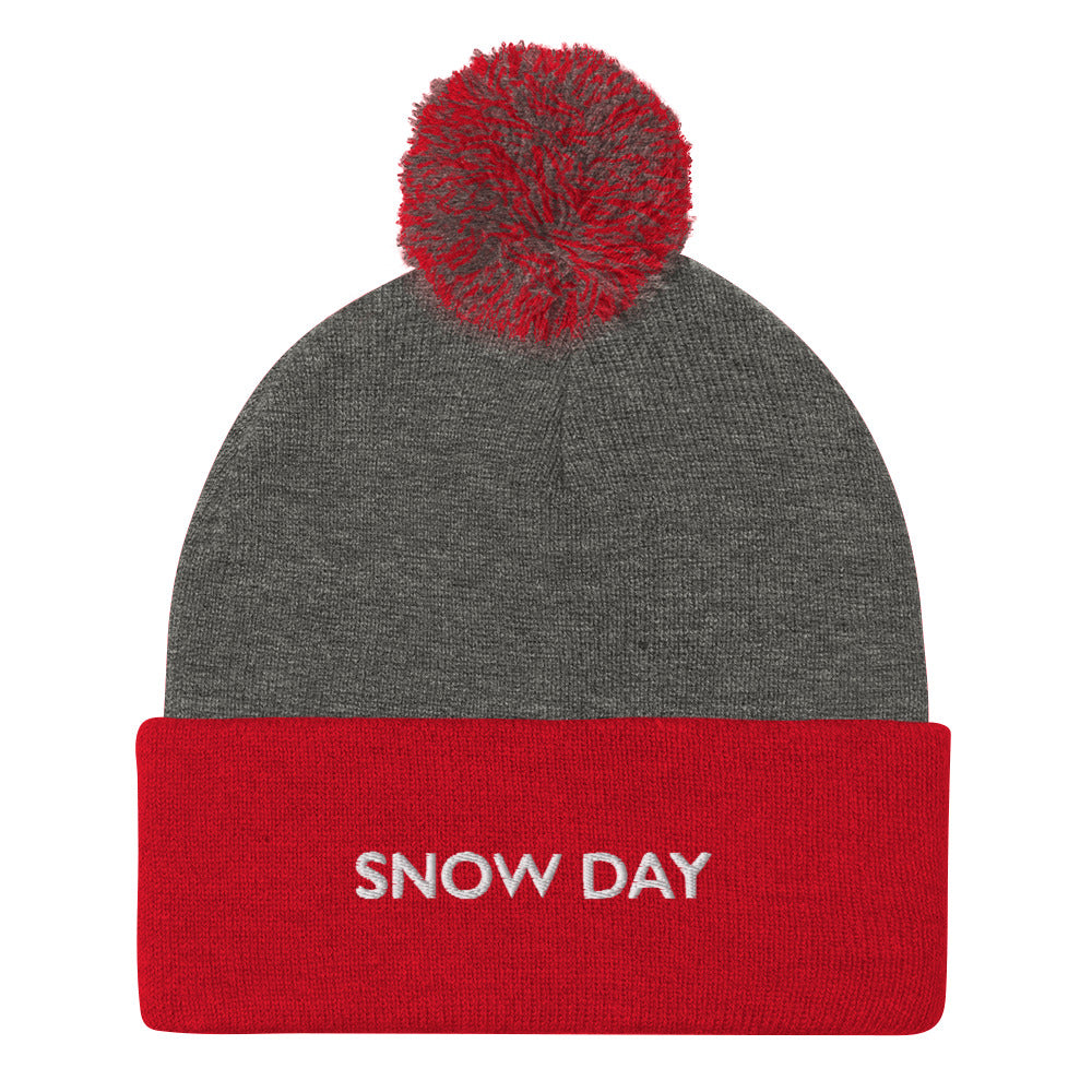 Snow Day Pom-Pom Beanie