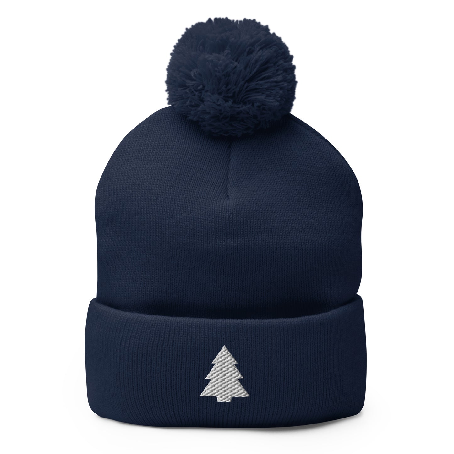 Christmas Tree Pom-Pom Beanie