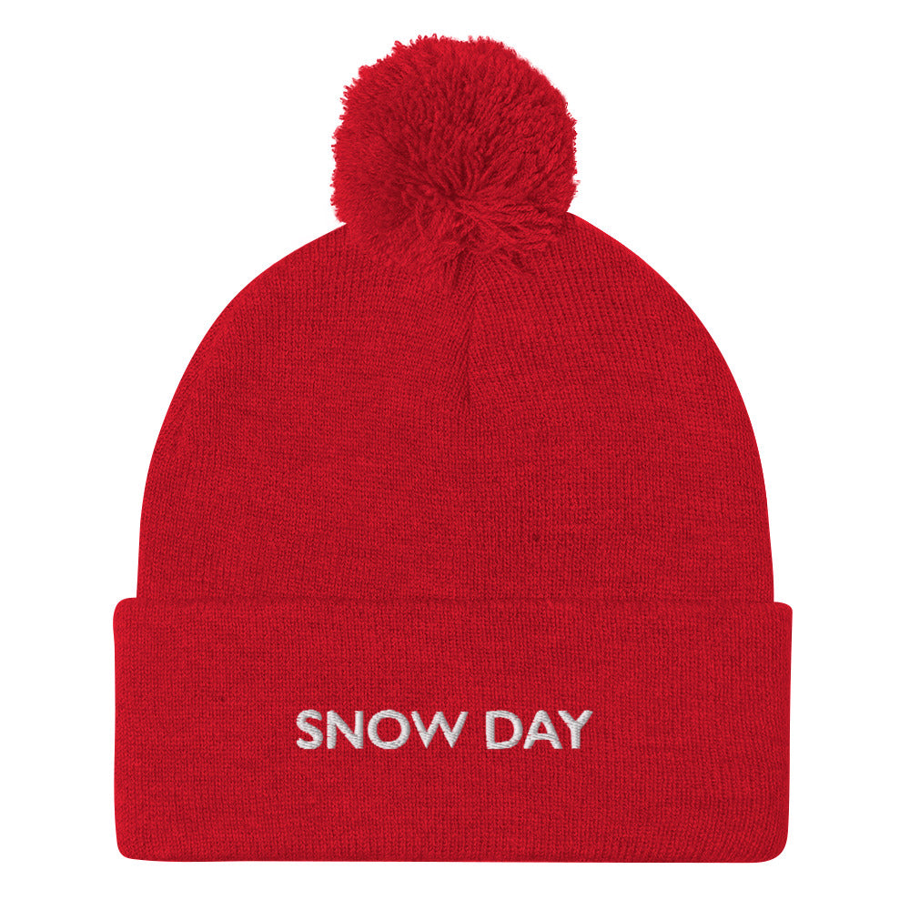 Snow Day Pom-Pom Beanie