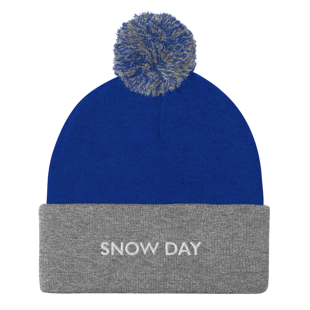 Snow Day Pom-Pom Beanie