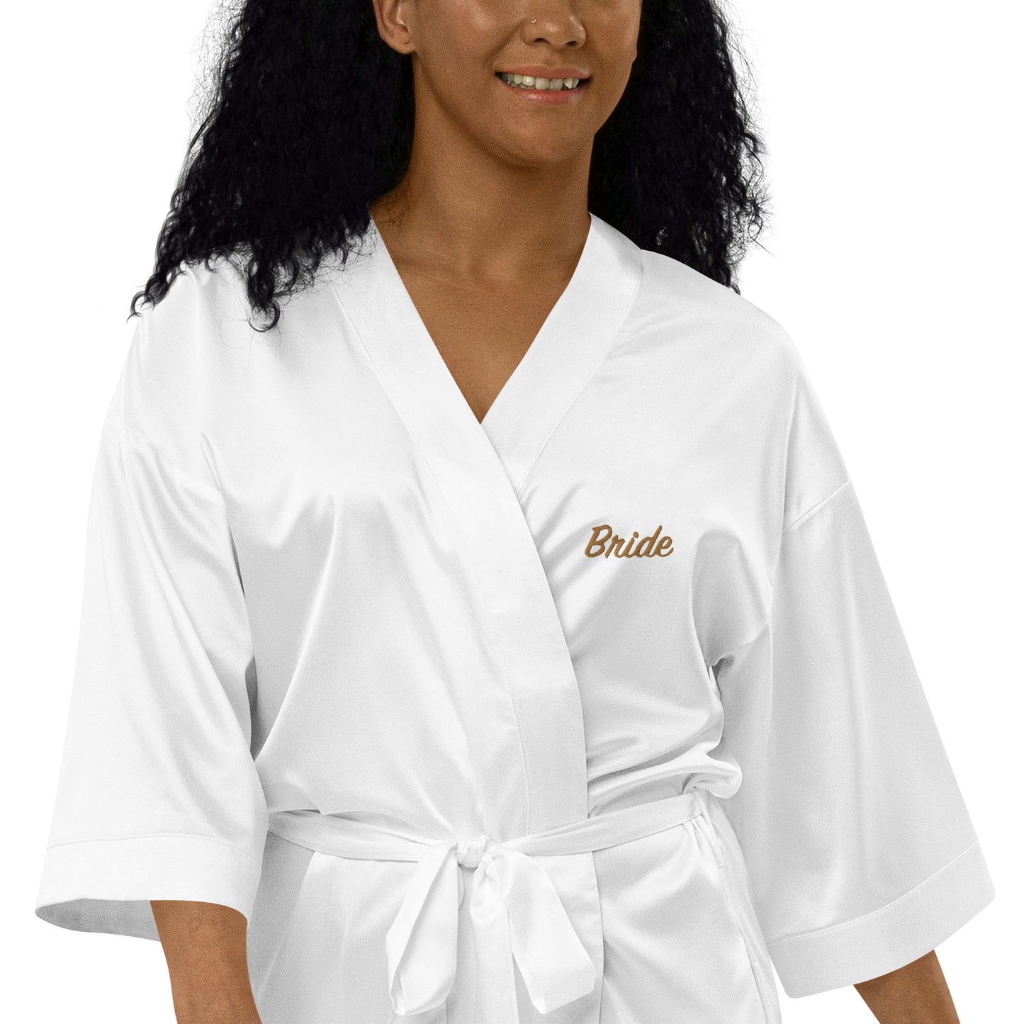 Satin Bride Robe