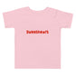 Sweetheart Toddler Short Sleeve Tee
