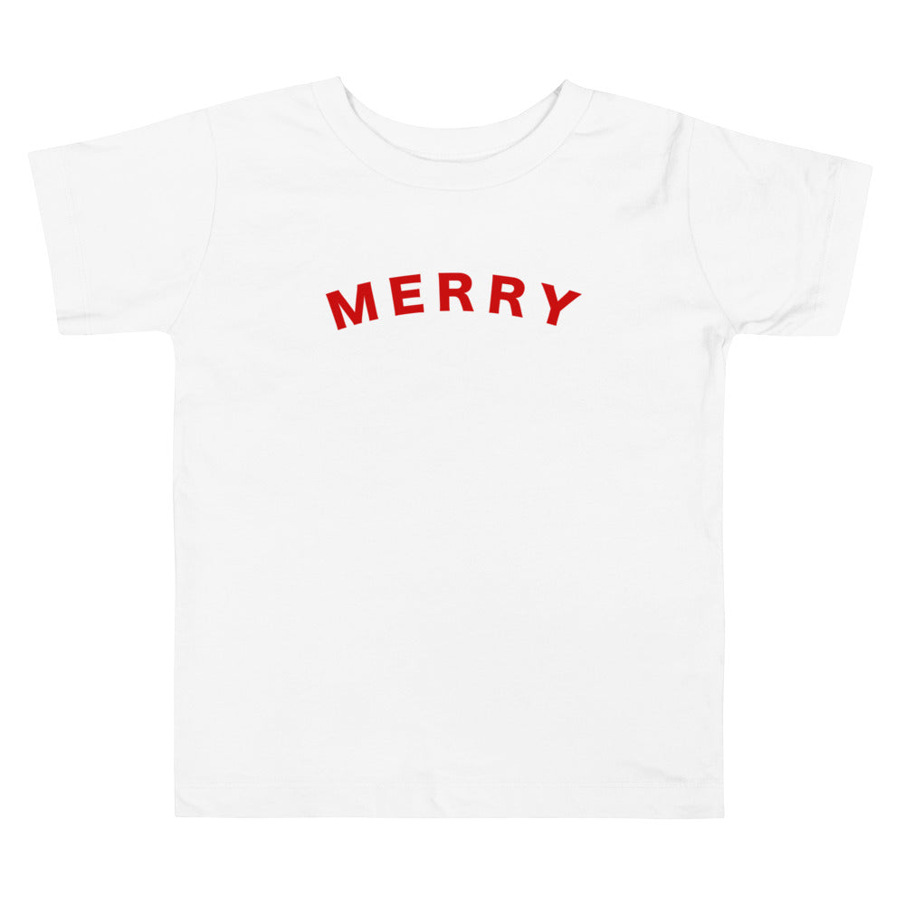 Merry Toddler Short Sleeve Tee