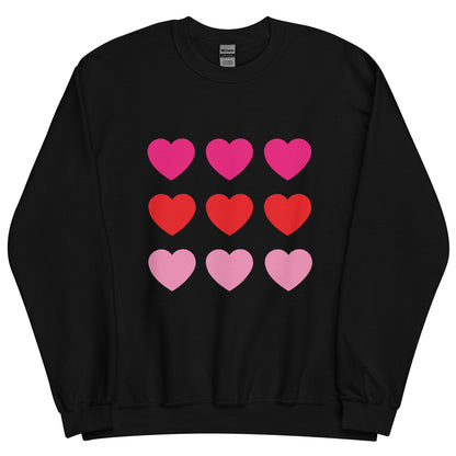 Hearts Unisex Sweatshirt