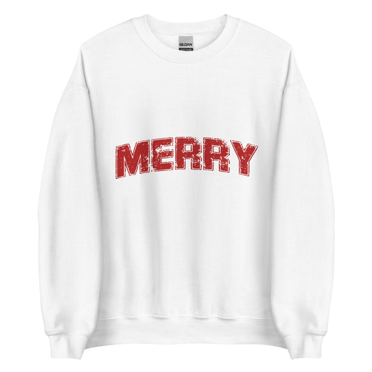 Red Merry Unisex Sweatshirt