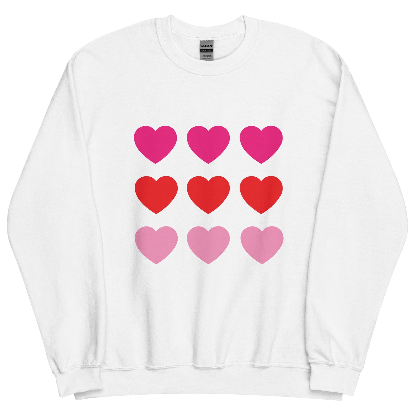 Hearts Unisex Sweatshirt