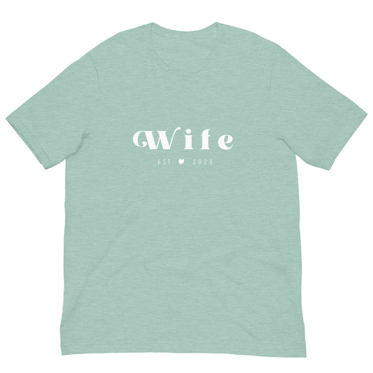 Wife Est. 2023 Unisex t-shirt
