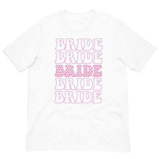 Bride Hearts Unisex T-shirt