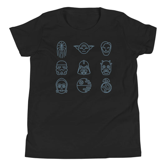 Star Wars Icons Youth Short Sleeve T-Shirt