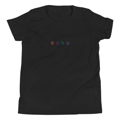 Embroidered Star Wars Icons Youth Short Sleeve T-Shirt