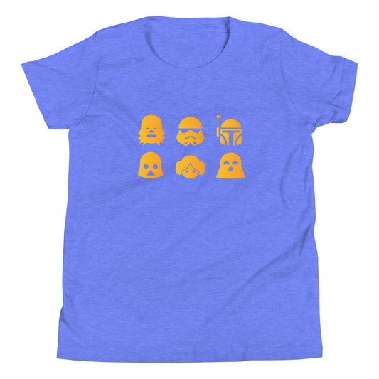 Yellow Icon Star Wars Youth Short Sleeve T-Shirt