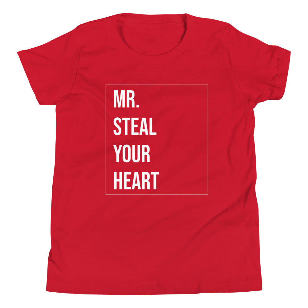 Mr. Steal Your Heart Youth Short Sleeve T-Shirt