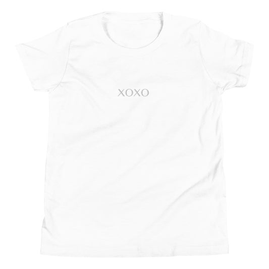 XOXO Embroidered Youth Short Sleeve T-Shirt