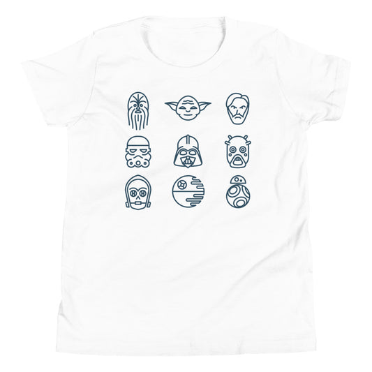 Star Wars Icons Youth Short Sleeve T-Shirt